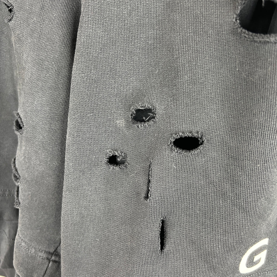 Givenchy Distressed Double Layer Shorts