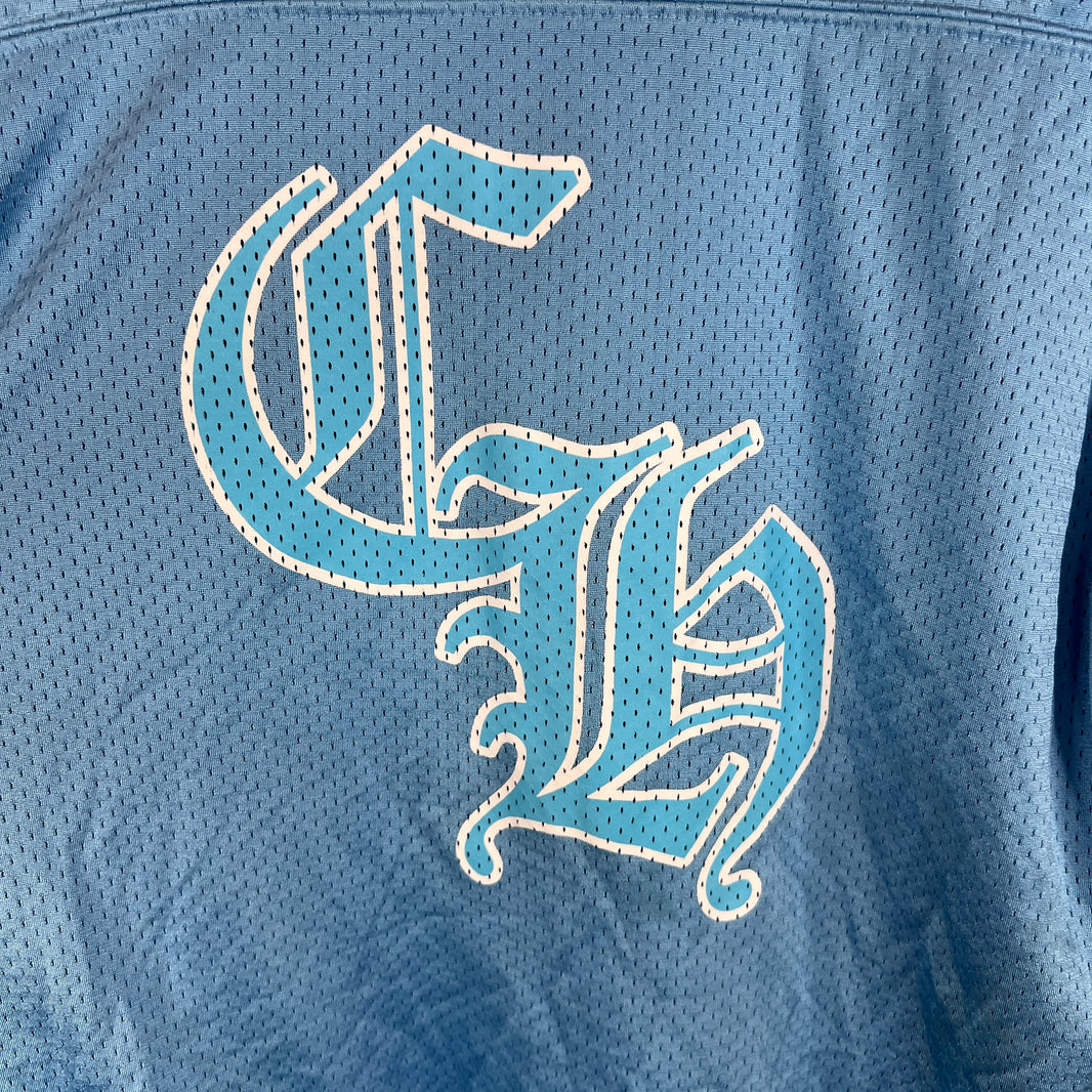 Chrome Hearts Blue Sports Warm-Up Jersey