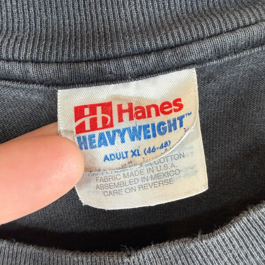 Vintage Smoked Paint Splattered Camel Pocket T-Shirt