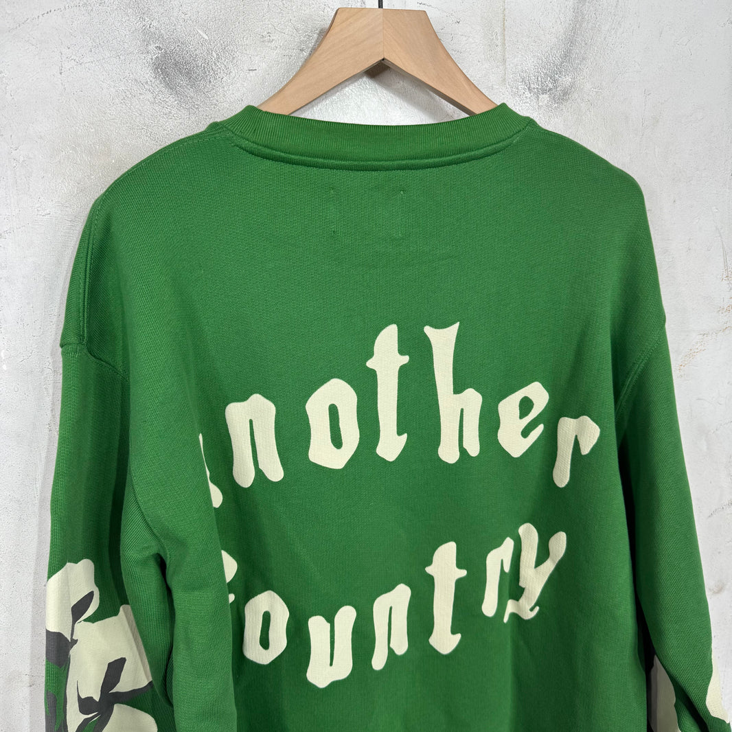 Denim Tears x CPFM Green Wreath Crewneck Sweater