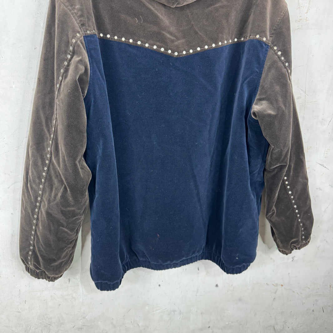 Supreme Velour Studded Fleece Lined Jacket