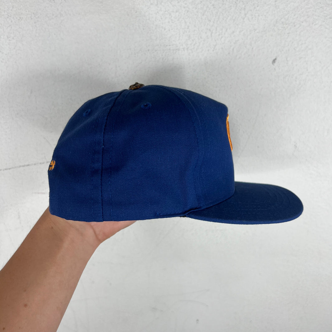 Chrome Hearts Blue/Orange CH Snapback Hat