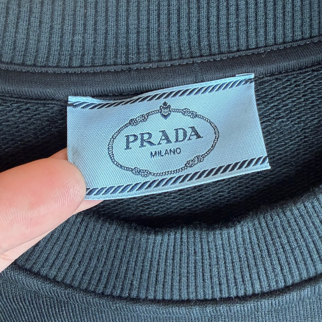 Prada Floral Triangle Crewneck