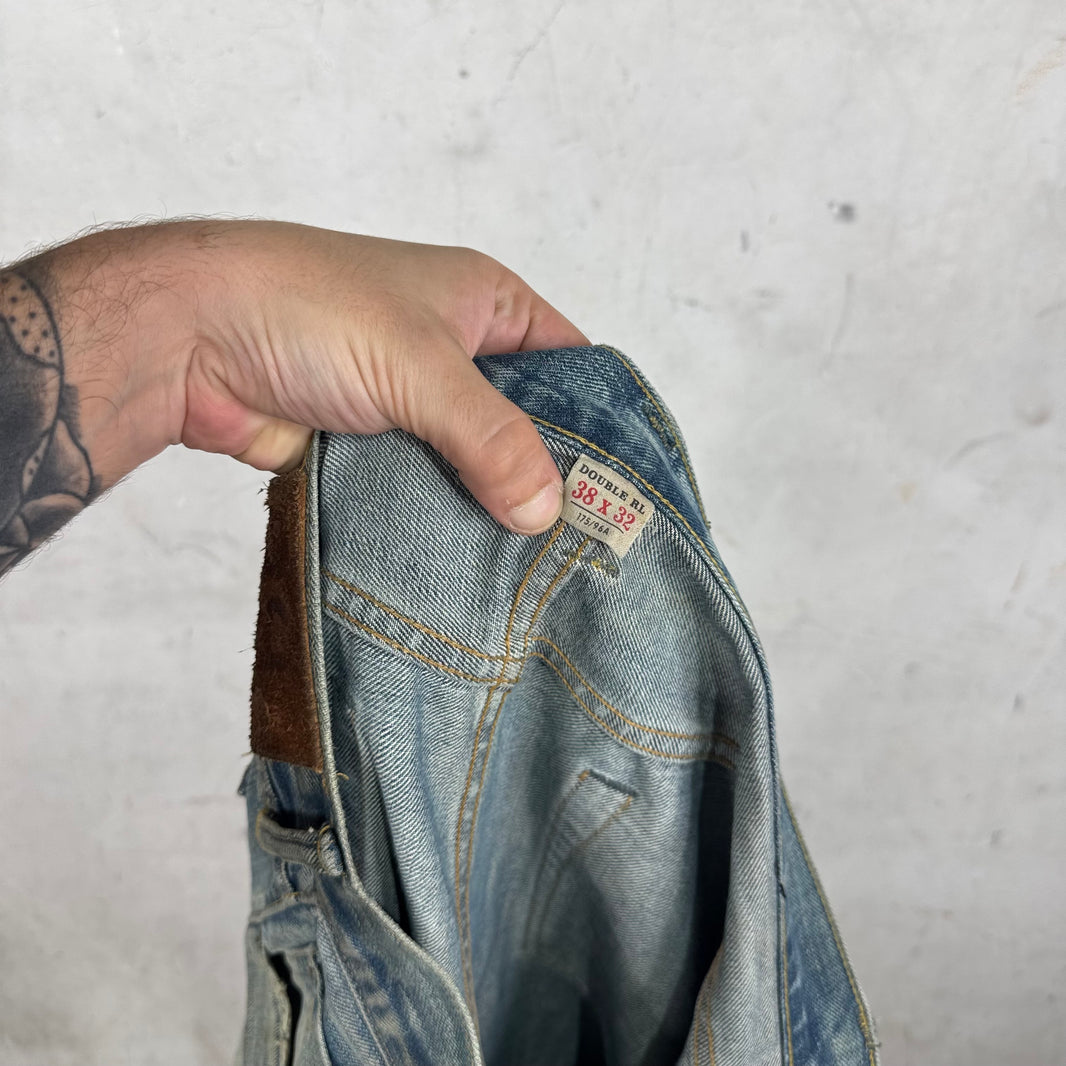 RRL Slim Narrow Lightwash Painter Jeans