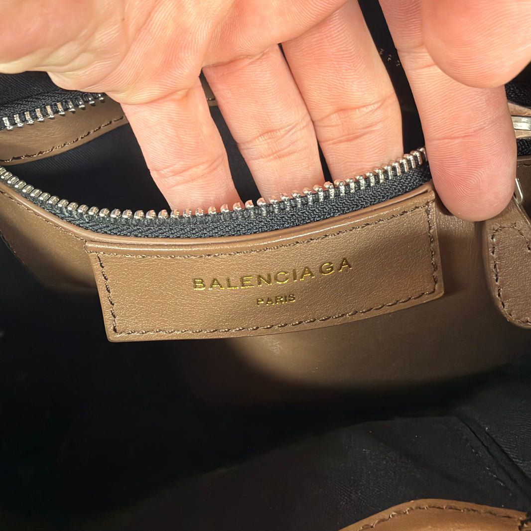 Balenciaga Shearling Bazar Mini Bag
