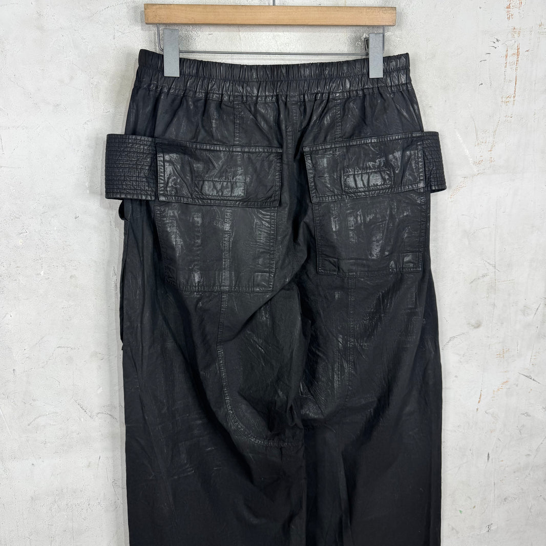 DRKSHDW Waxed Wide Creatch Pants