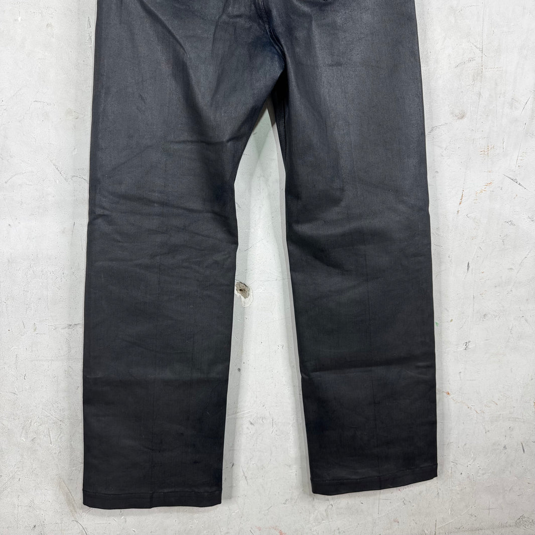 Rick Owens Porterville Waxed Geth Jeans