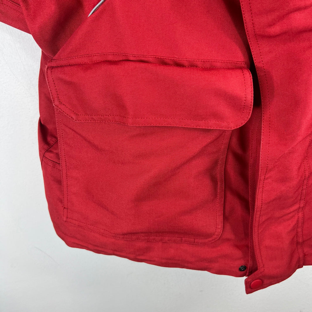 Balenciaga Red Swing Parka Jacket