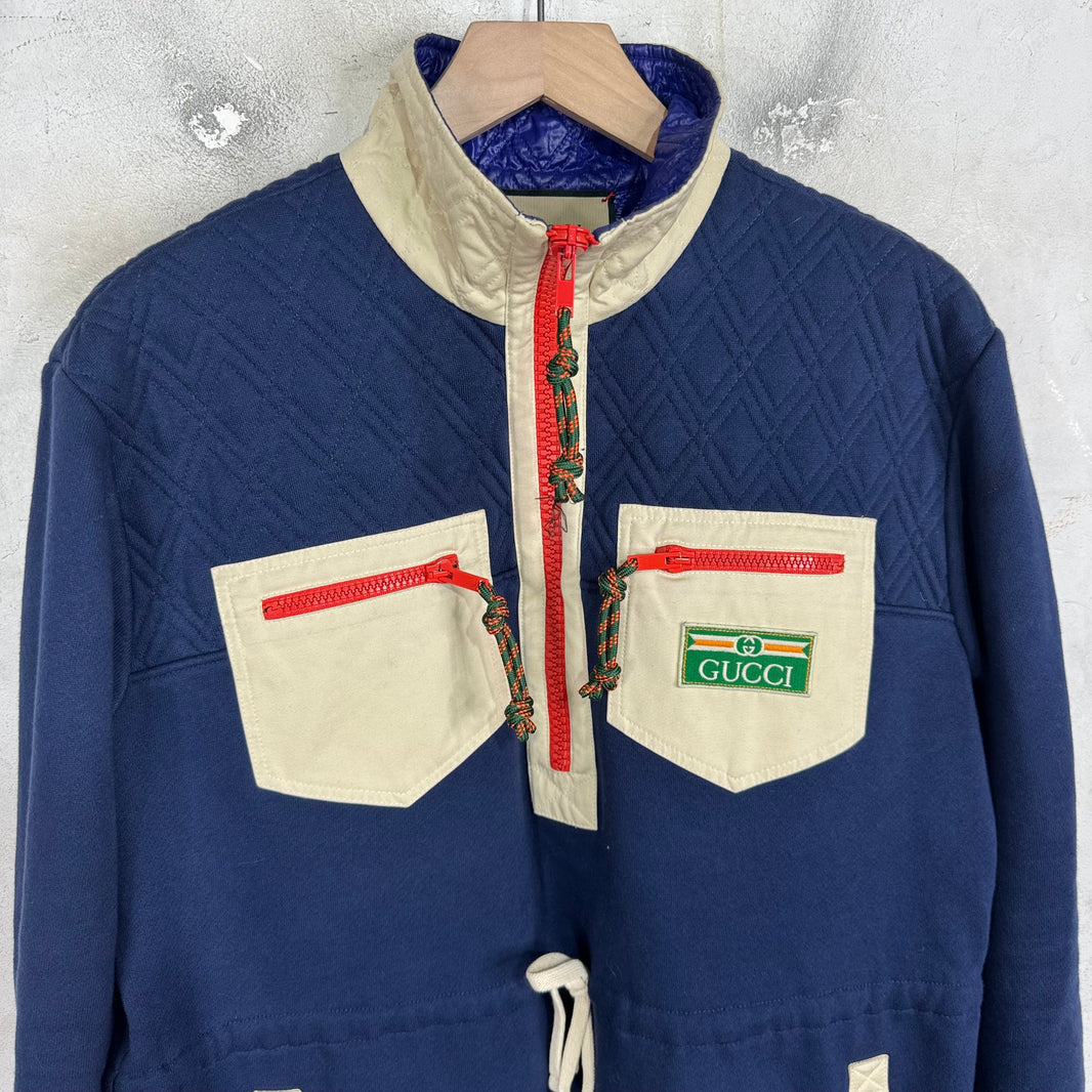 Gucci 1/4 Zip Outdoor Sweatshirt