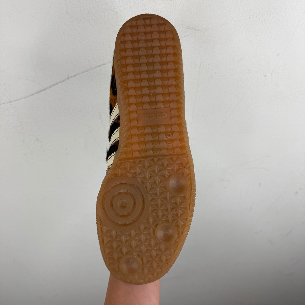Adidas Wales Bonner Leopard Ponyhair Samba Sneakers