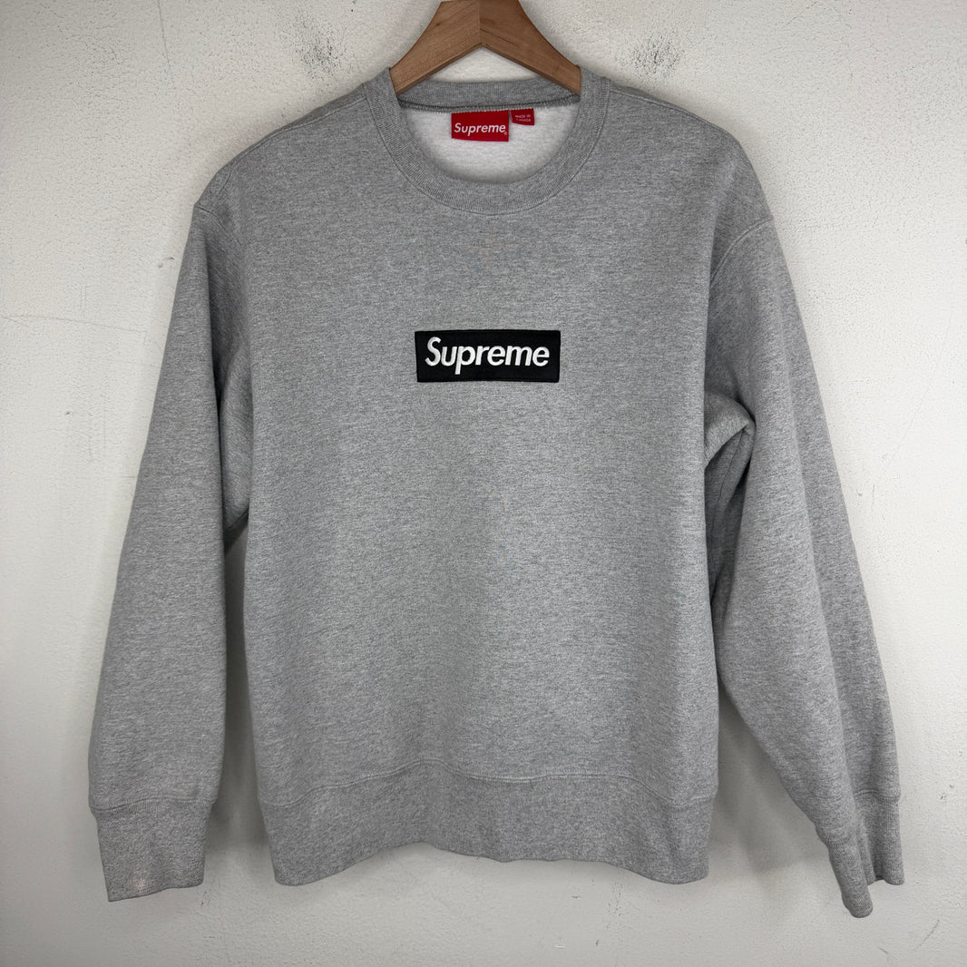 Supreme Black/Grey Box Logo Sweater