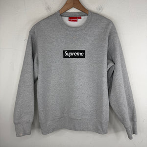 Supreme Black/Grey Box Logo Sweater