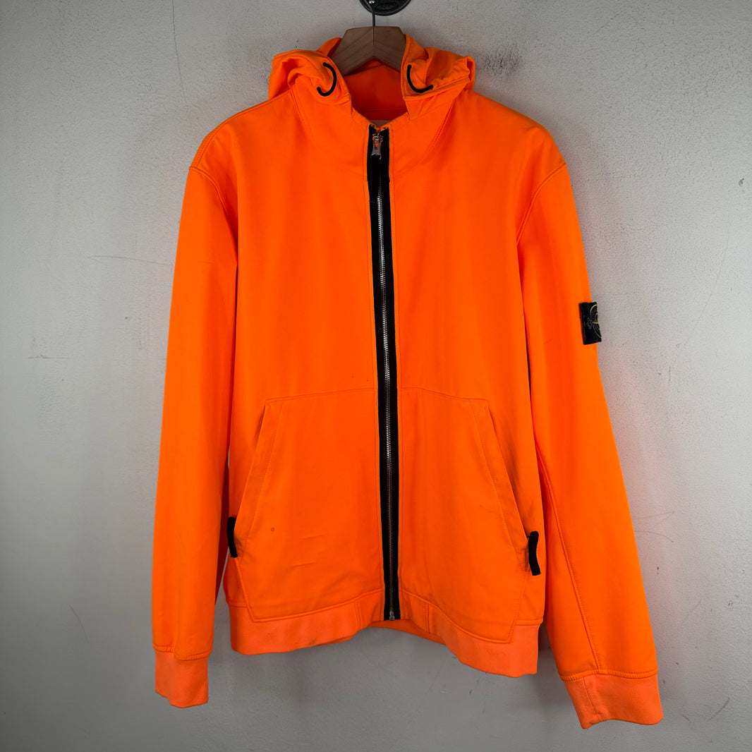 Stone Island Orange Hooded Track Jacket