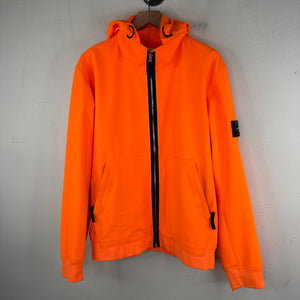 Stone Island Orange Hooded Track Jacket