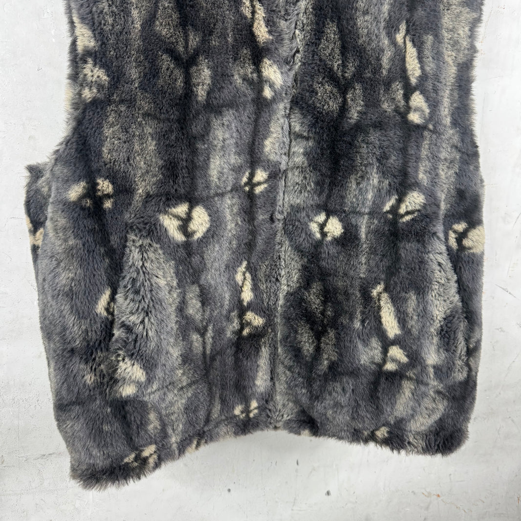 Supreme Hooded Faux Fur Vest