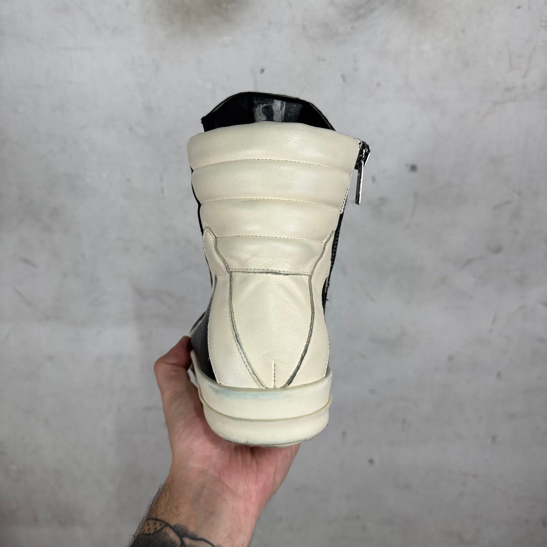 Rick Owens Black Cut Tongue Geobaskets