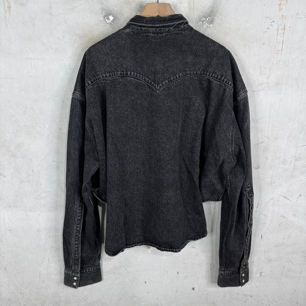 Vetements x Levis Western Snap Denim Overshirt