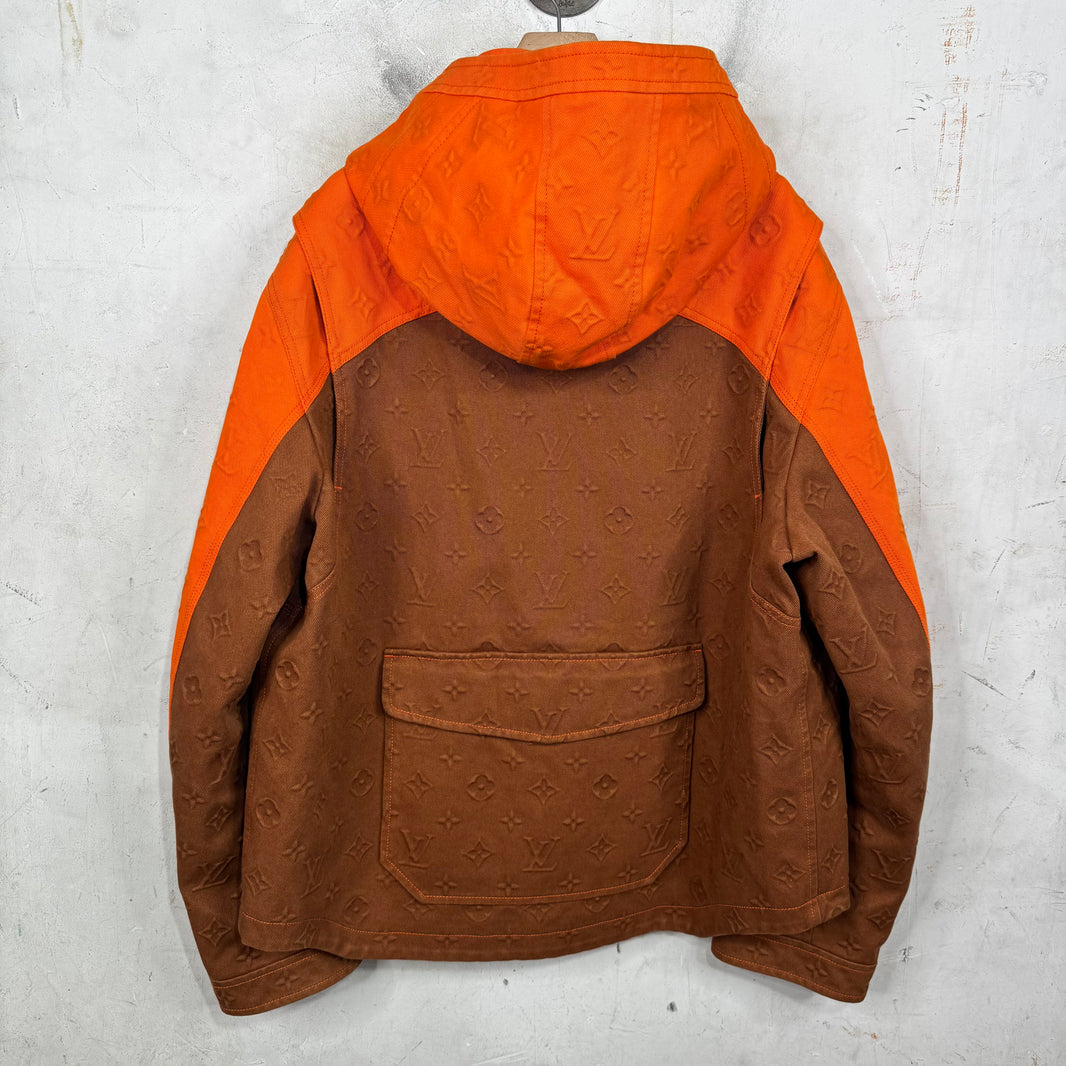 Louis Vuitton Orange Monogram Carpenter Jacket
