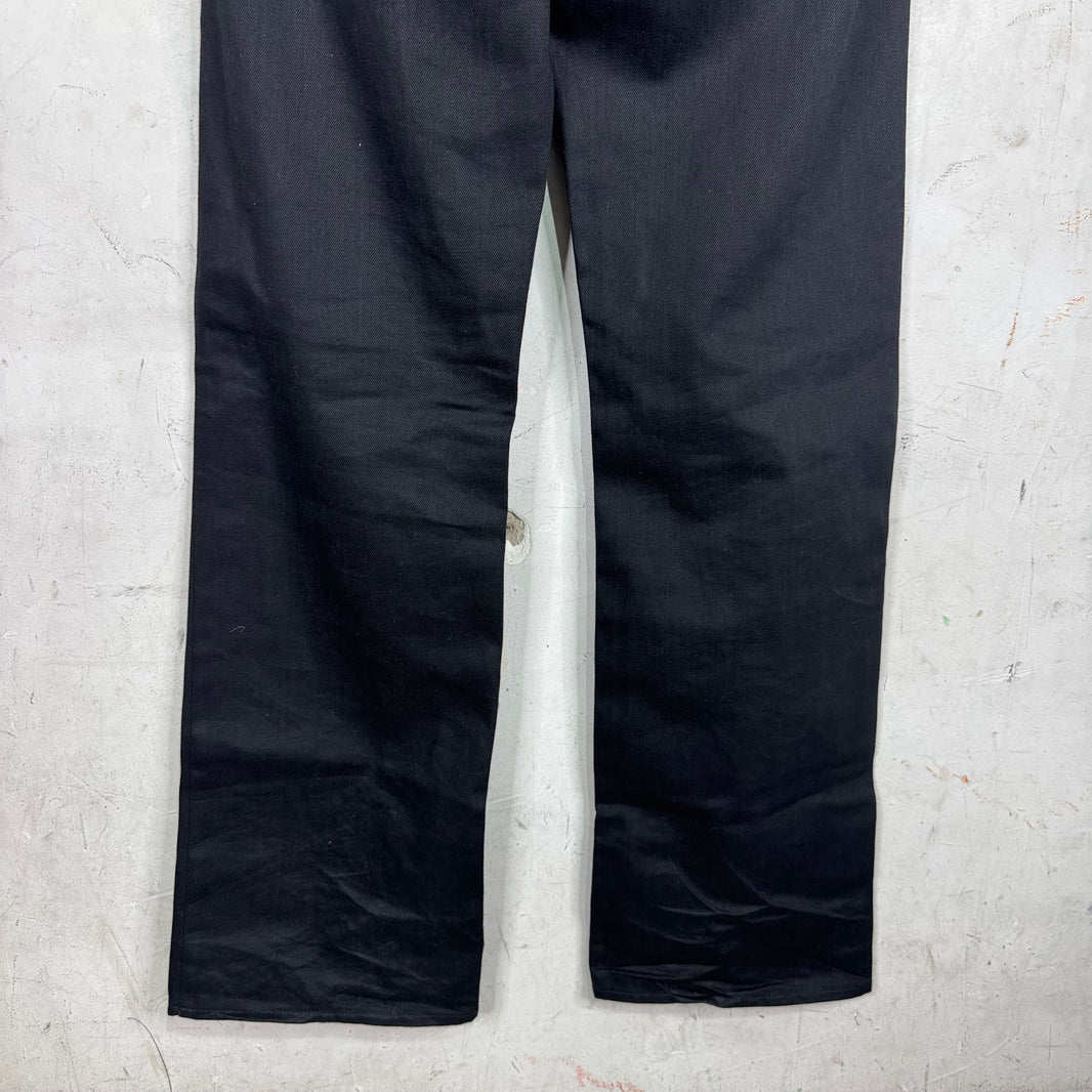 Gucci Black Raw Horsebit Jeans