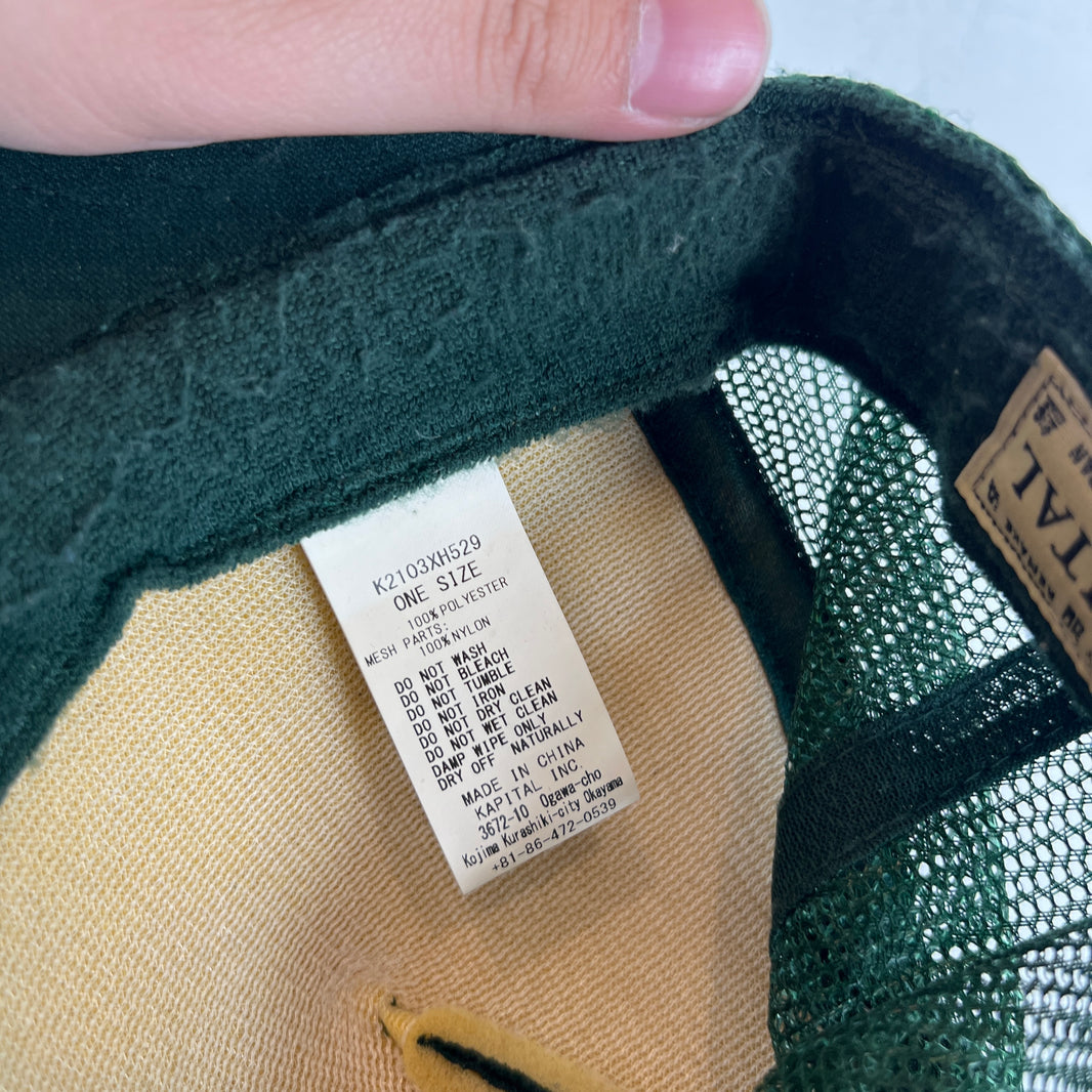 Kapital Washing Denim Trucker Hat