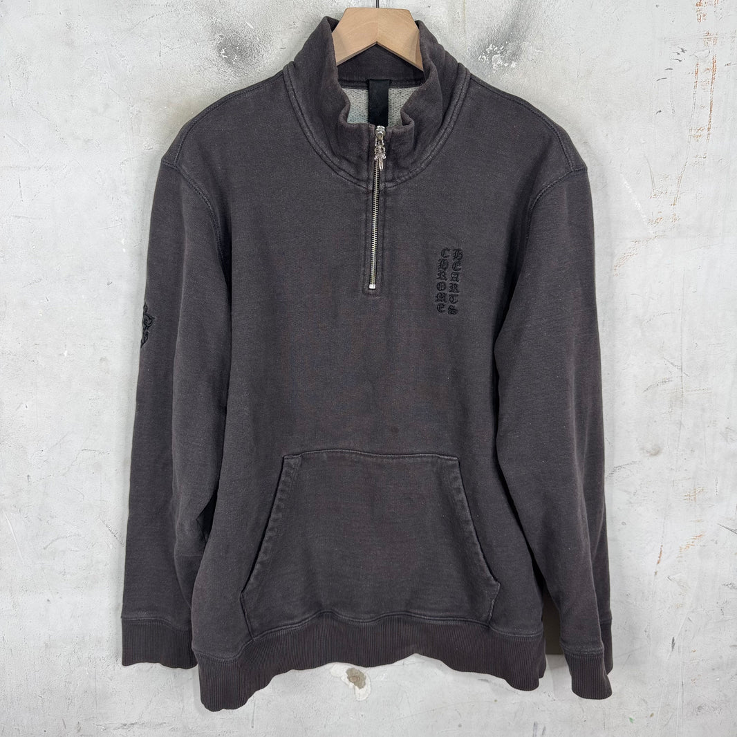 Chrome Hearts Y-Not Quarter Zip Sweatshirt