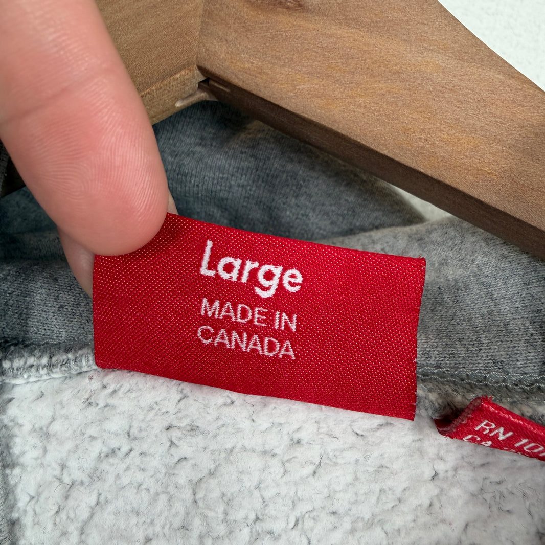 Supreme Gray Arabic Logo Hoodie