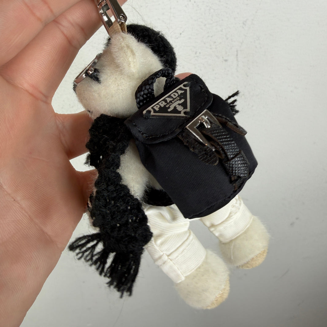 Prada Skier Bear Keychain