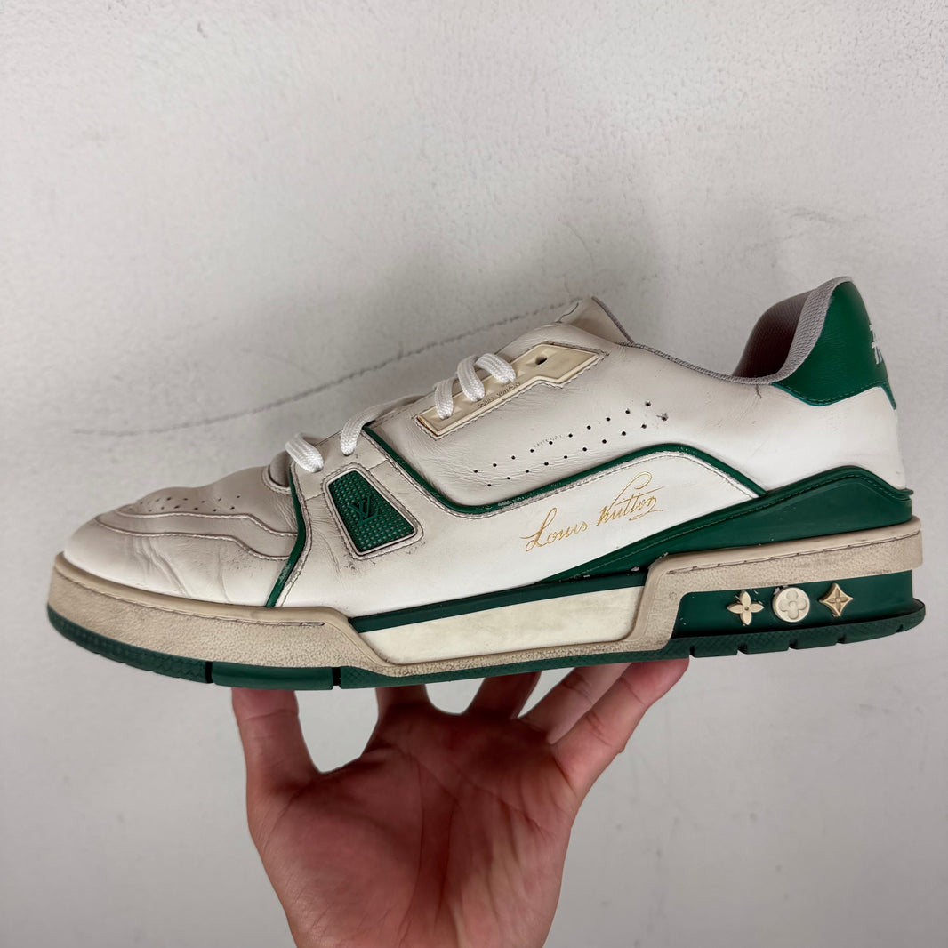 Louis Vuitton Green OG Trainer Low Sneakers