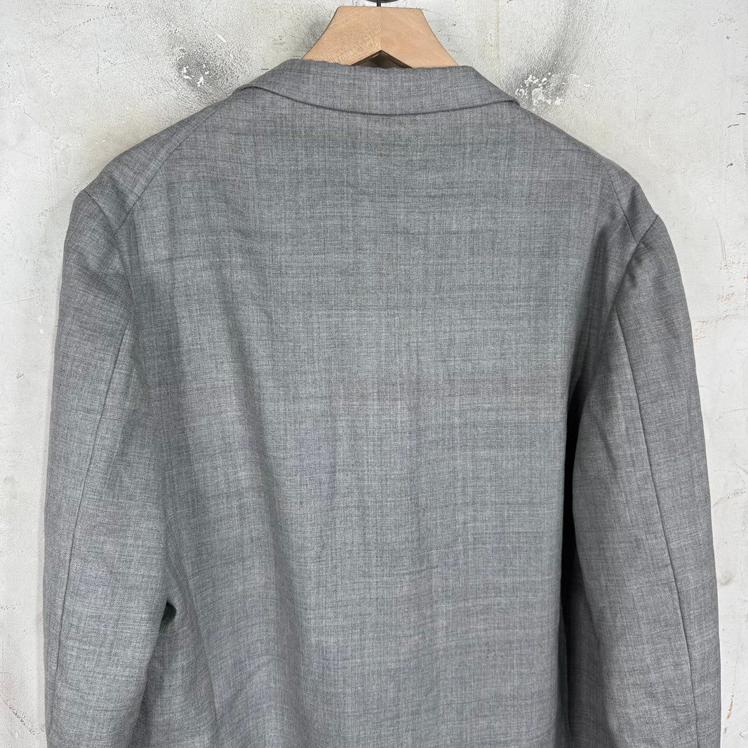 CDG HP Striped Tule Layered Blazer
