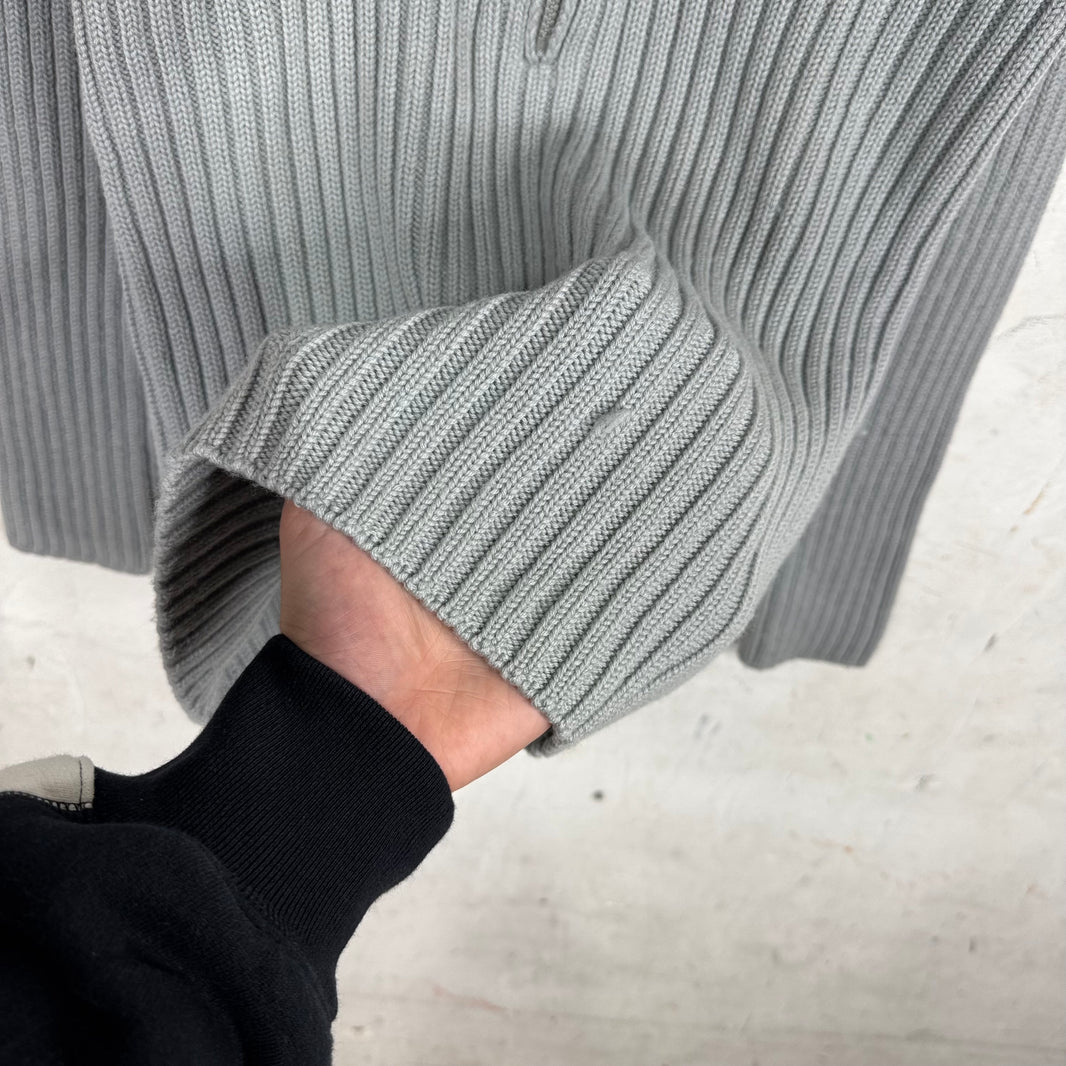 Armani Knitted Half Zip Sweater