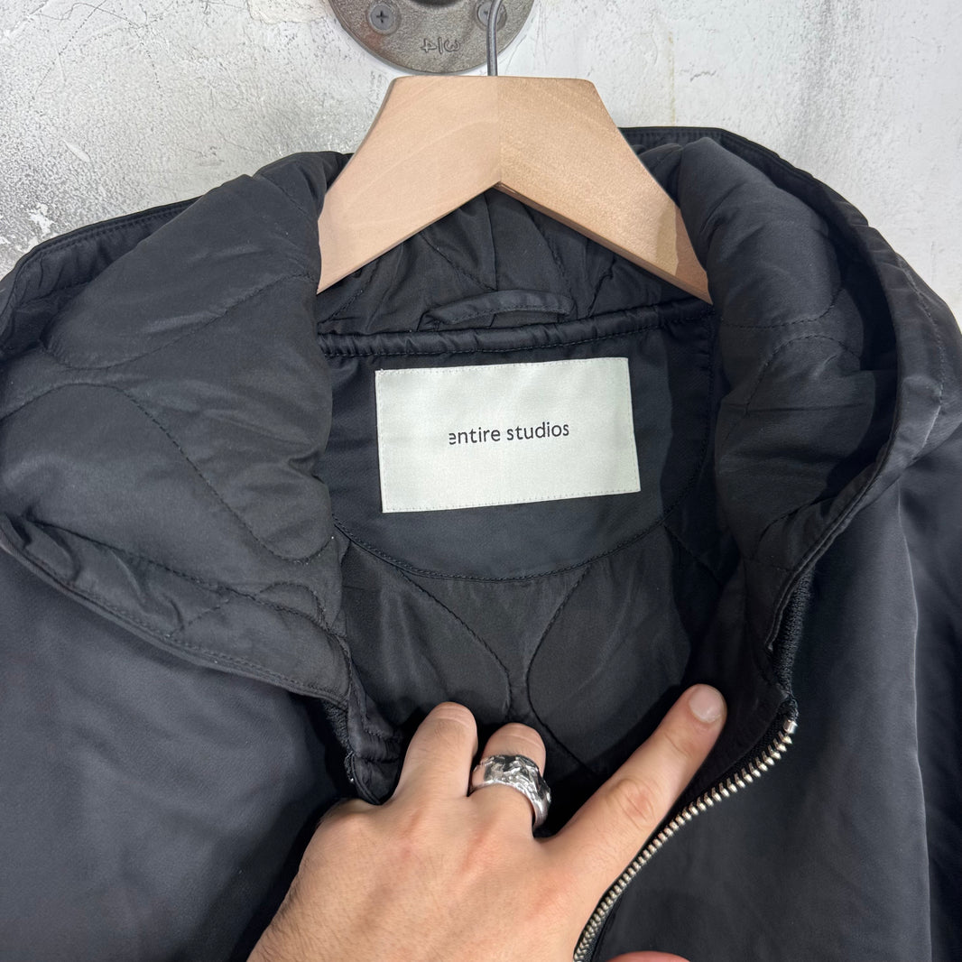 Entire Studios Hooded Bomber Jacket