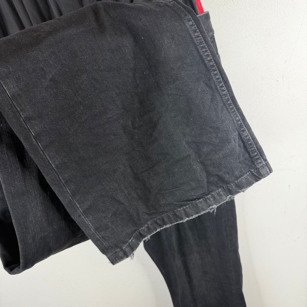 Balenciaga Double Waisted Track Jeans