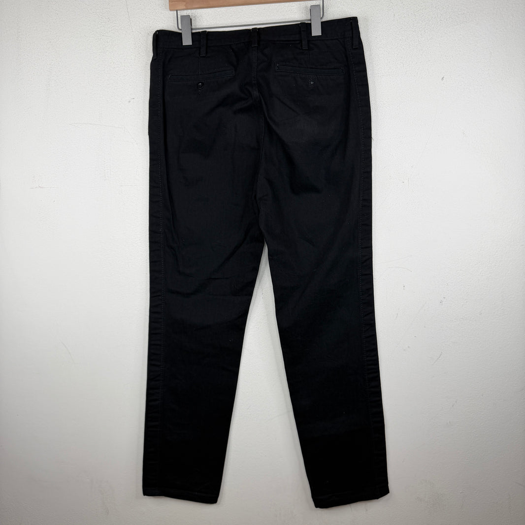Sacai Black Pocket Lace Trim Denim Jeans