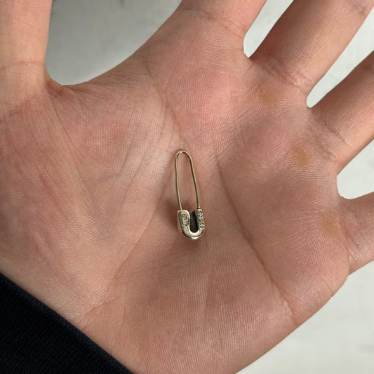 Chrome Hearts Silver Safety Pin