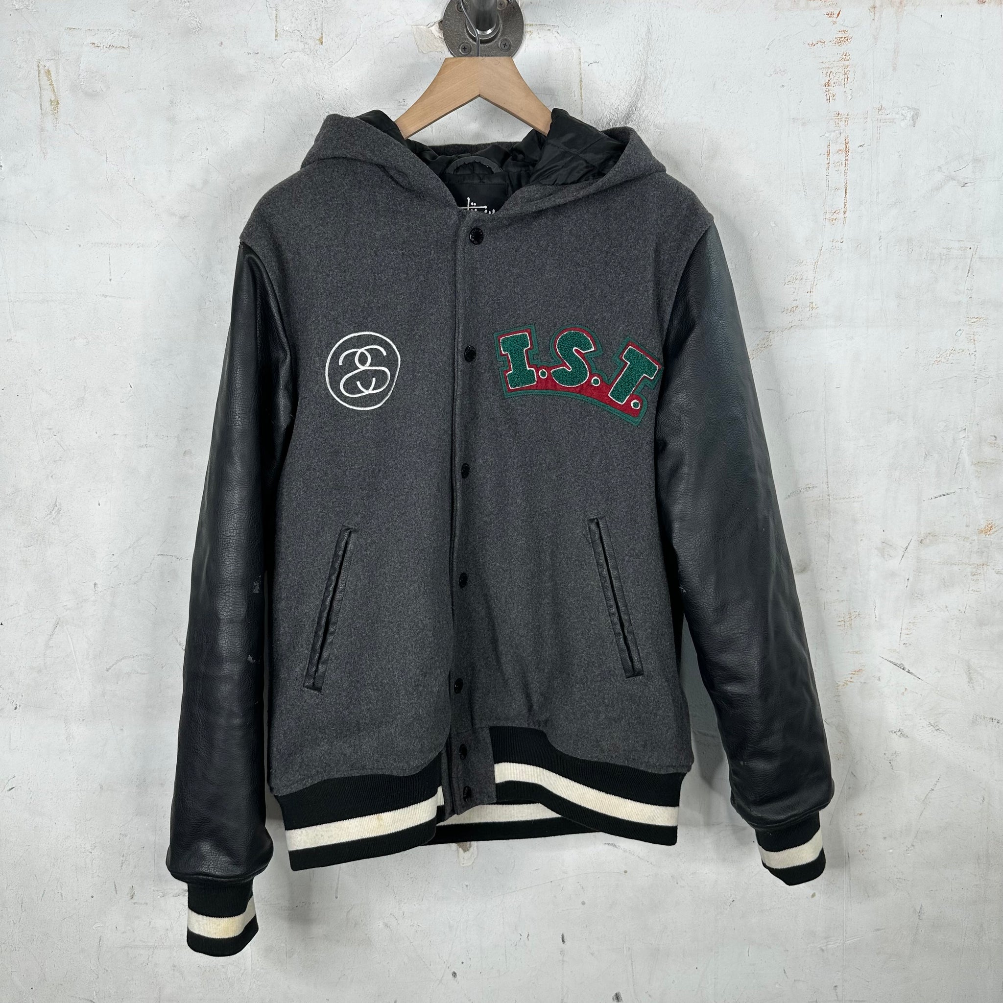 Stussy I.S.T. Hooded Varsity Jacket