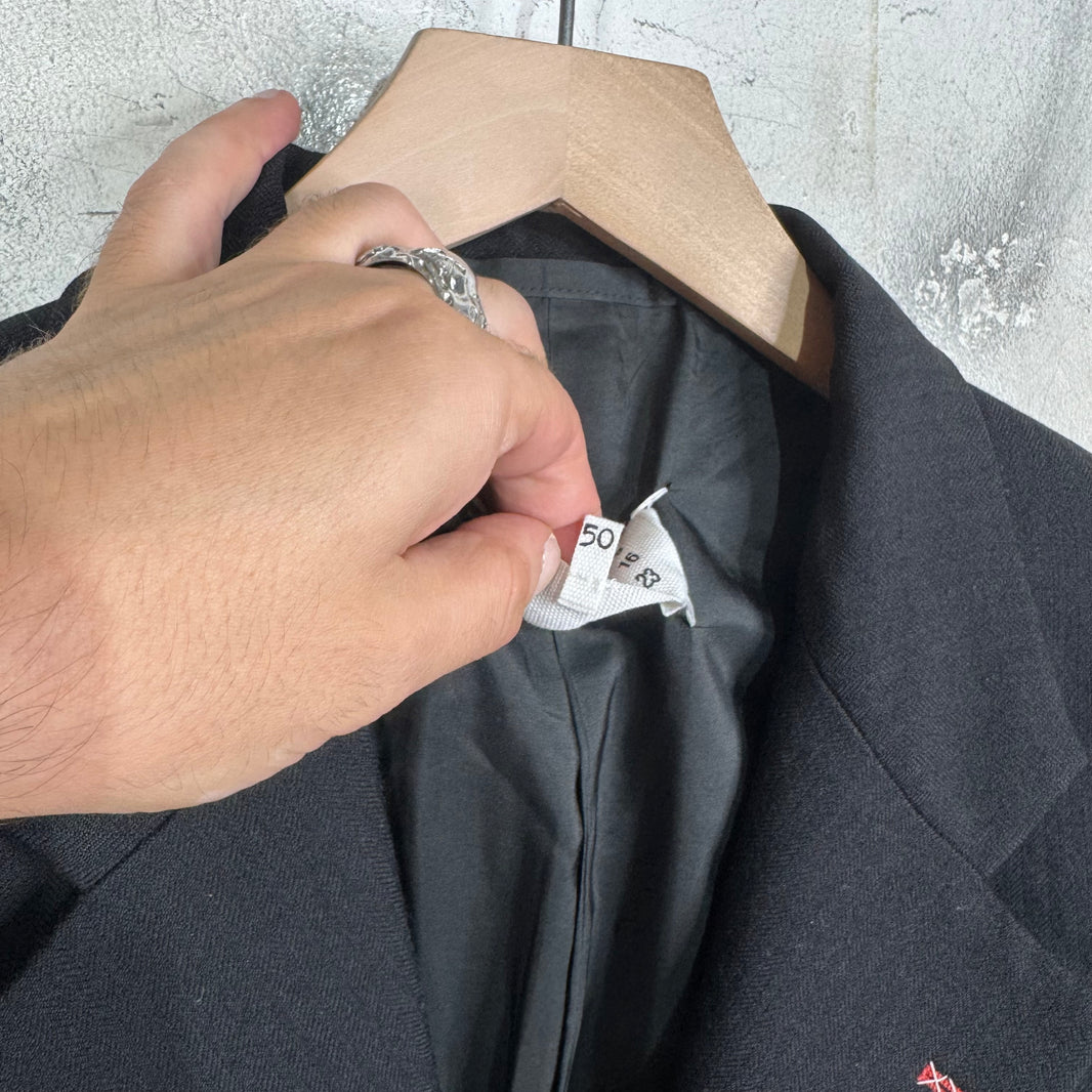 Margiela Herringbone Wool Tailor Stitch Blazer