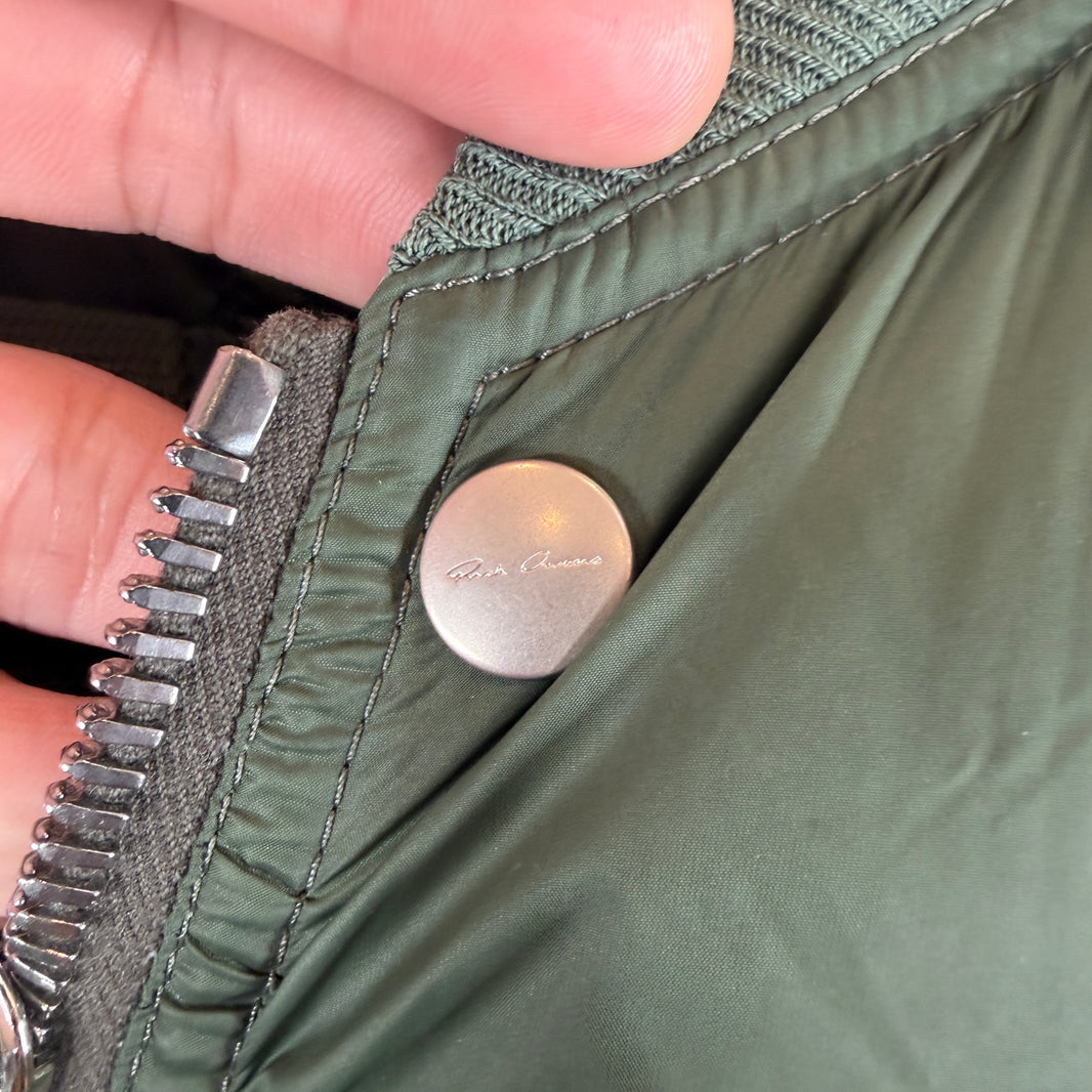 Rick Owens Green Flight Down Jacket