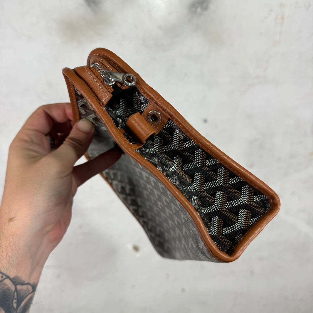 Goyard Brown Jouvence Toiletry Bag