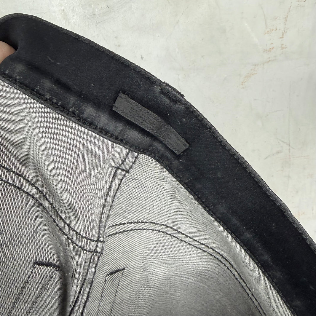Prada Velvet Plaqued Jeans
