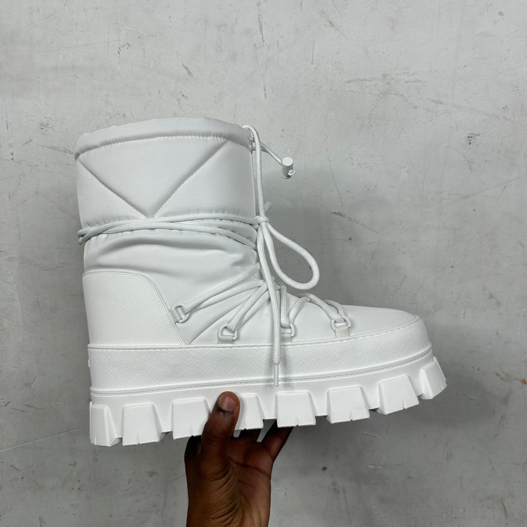 Prada White Ski Boots