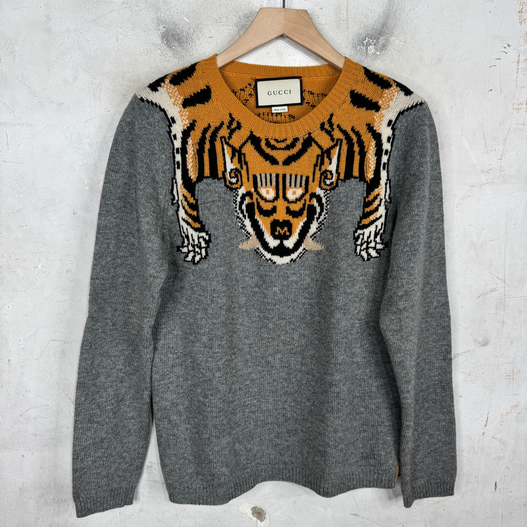 Gucci Tiger Knit Sweater