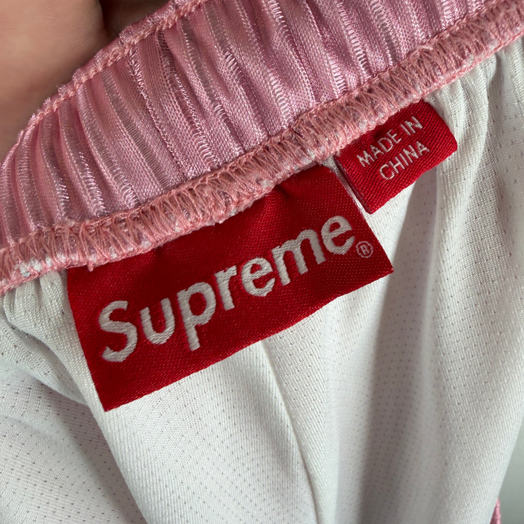 Supreme Striped Pink Gradient Gym Shorts