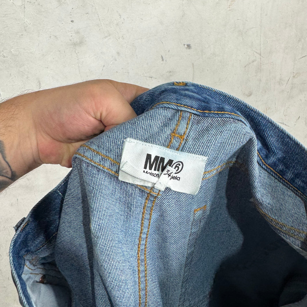 Margiela MM6 Distressed Denim Shorts