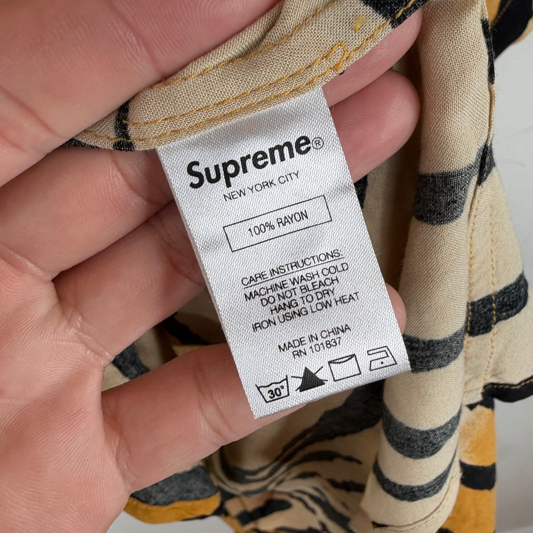 Supreme Tiger Rayon Button Up Shirt
