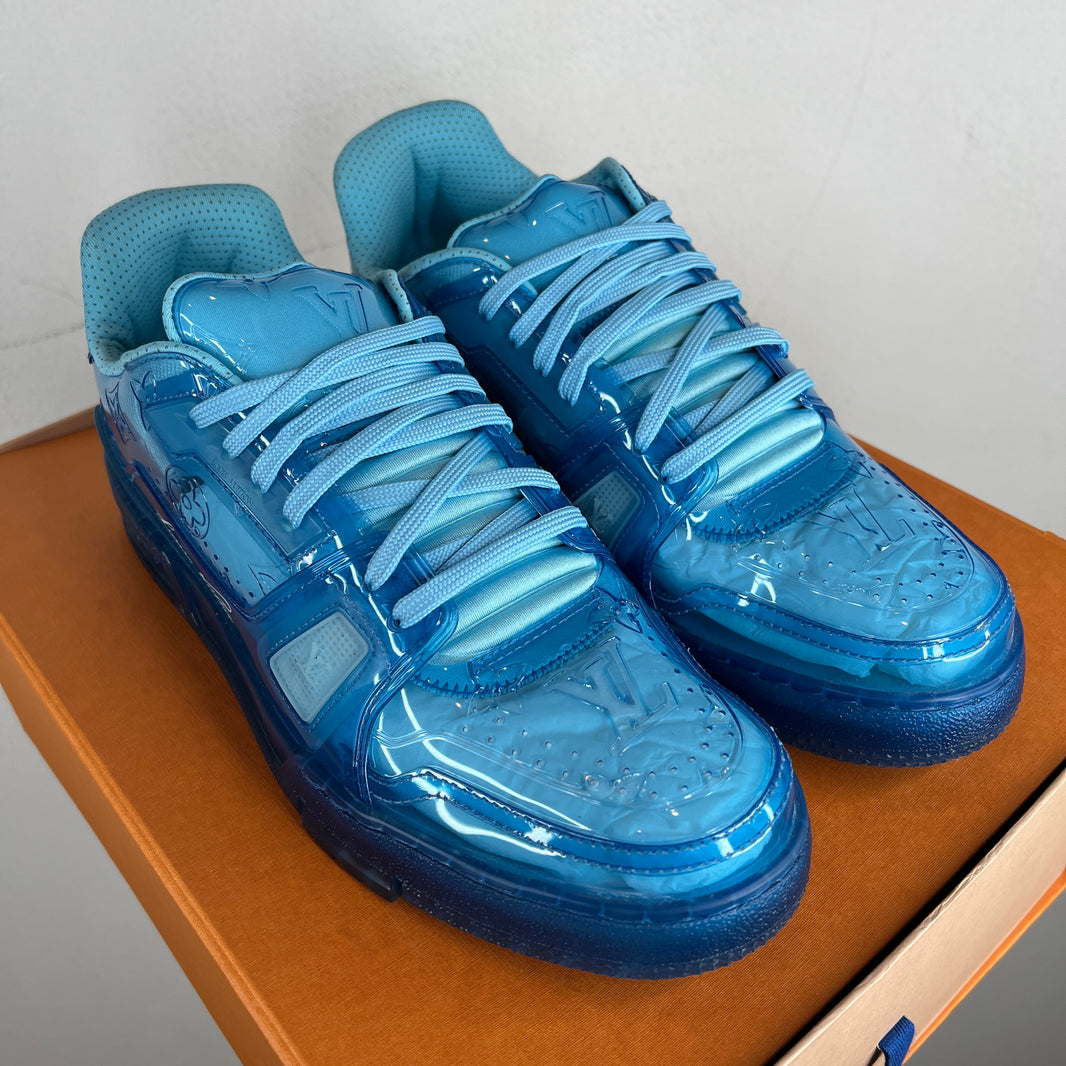 Louis Vuitton Blue Clear Trainer Lows