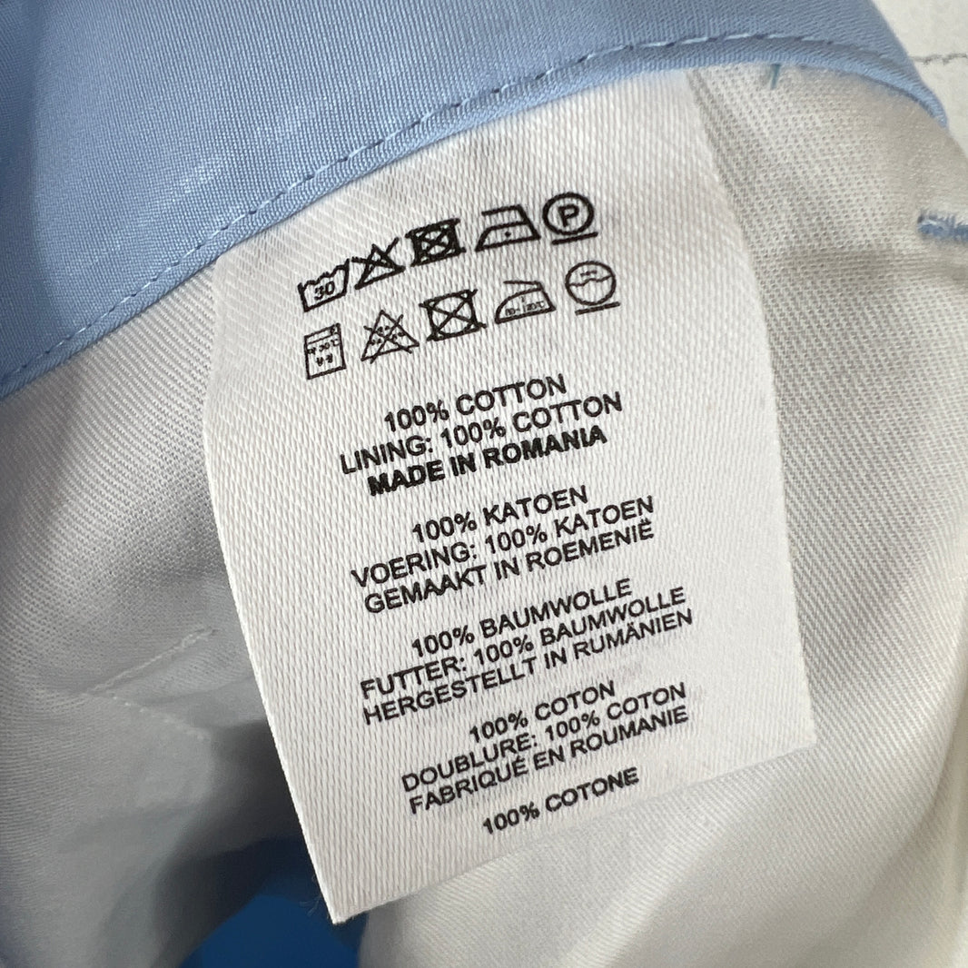 Dries Van Noten Baby Blue Dress Trousers