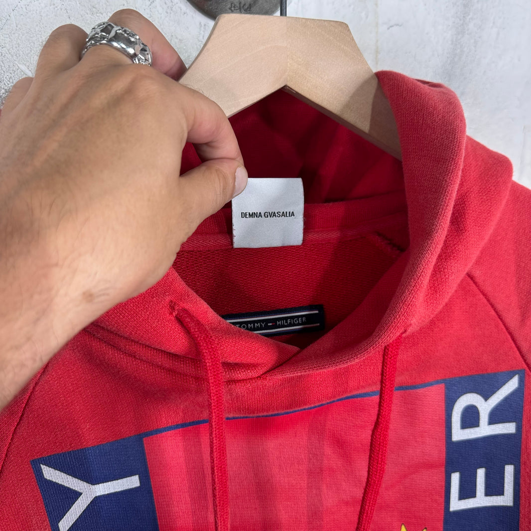 Vetements x Tommy Hilfiger Red Hoodie