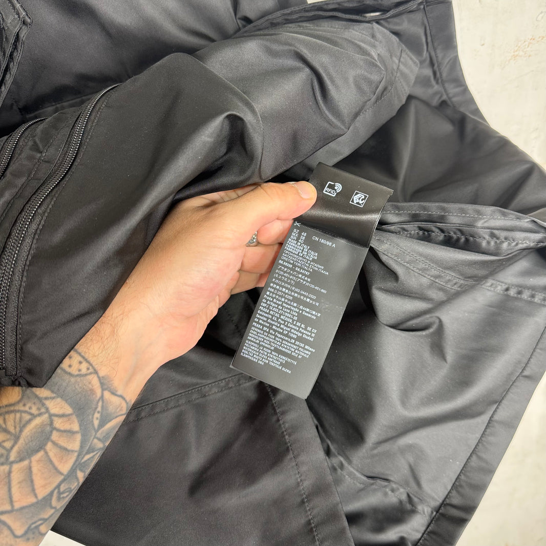 Prada Renylon Cargo Plaqued Jacket