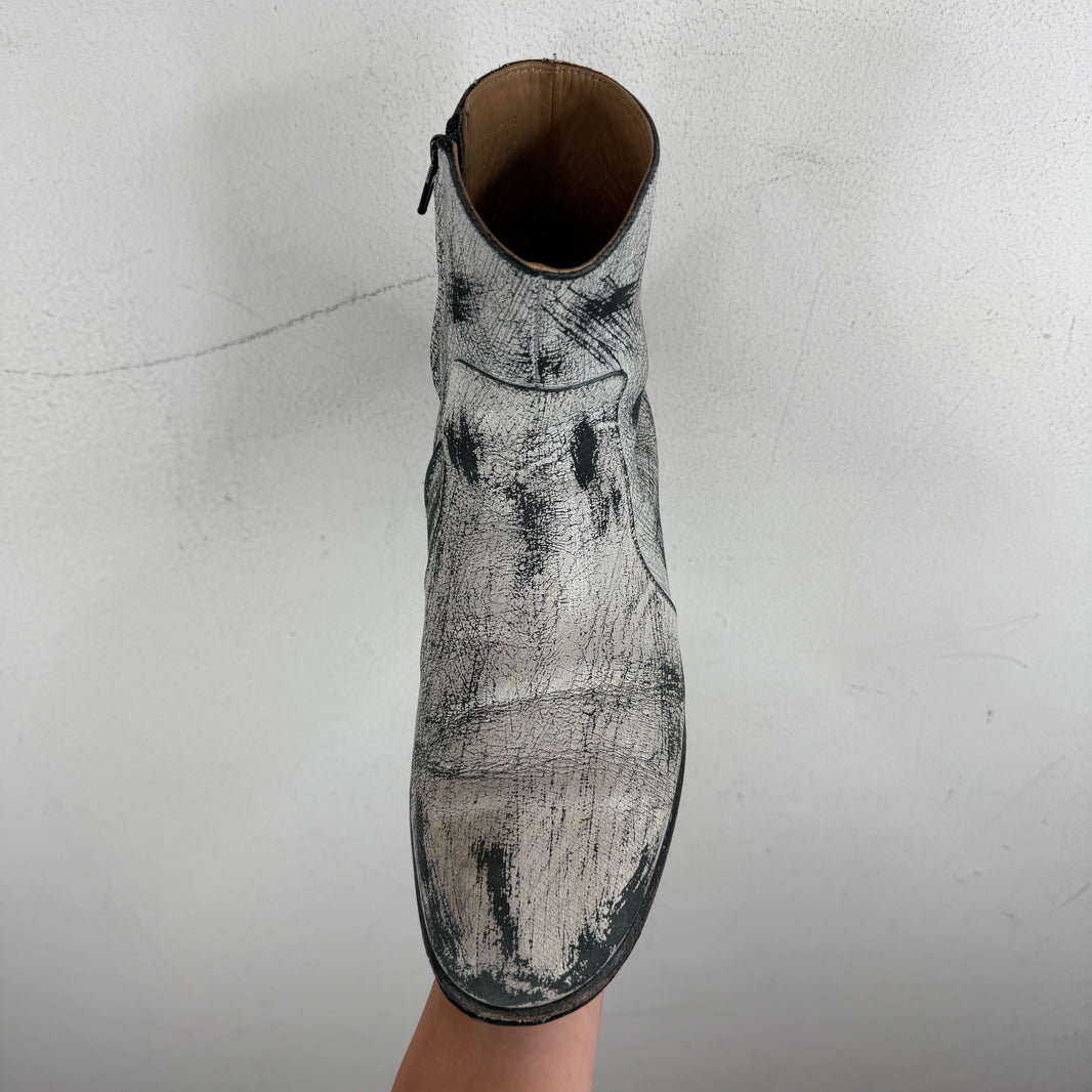 Margiela H&M Painted Boots