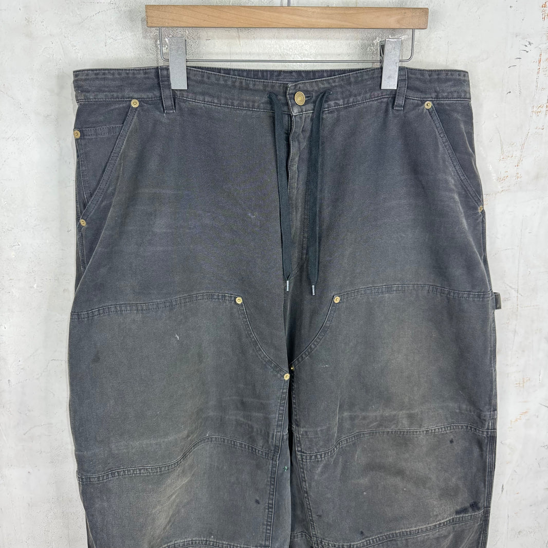 Balenciaga Washed Baggy Drawstring Carpenters
